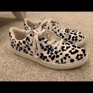 dalmation print sneakers